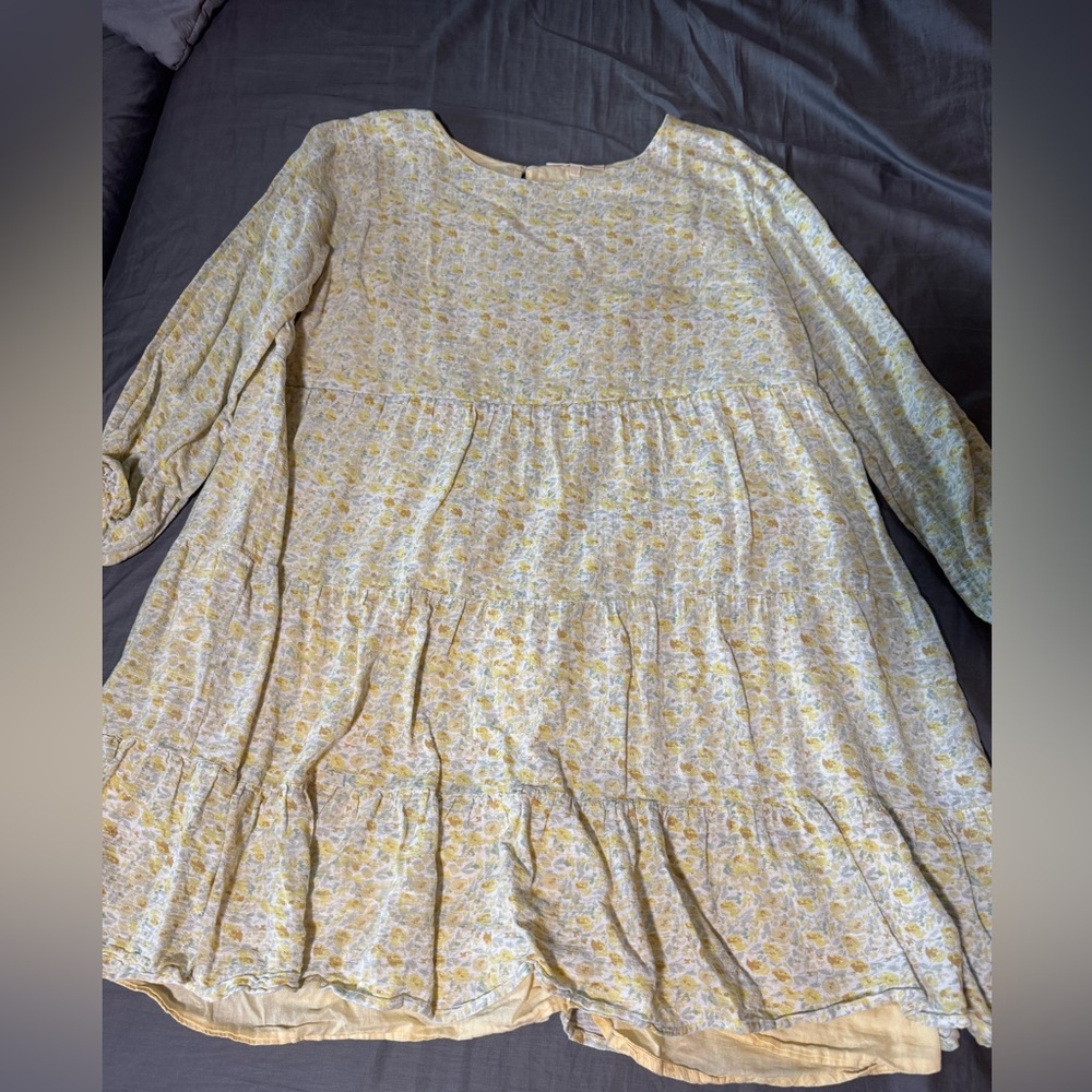 Long sleeve nursing dress